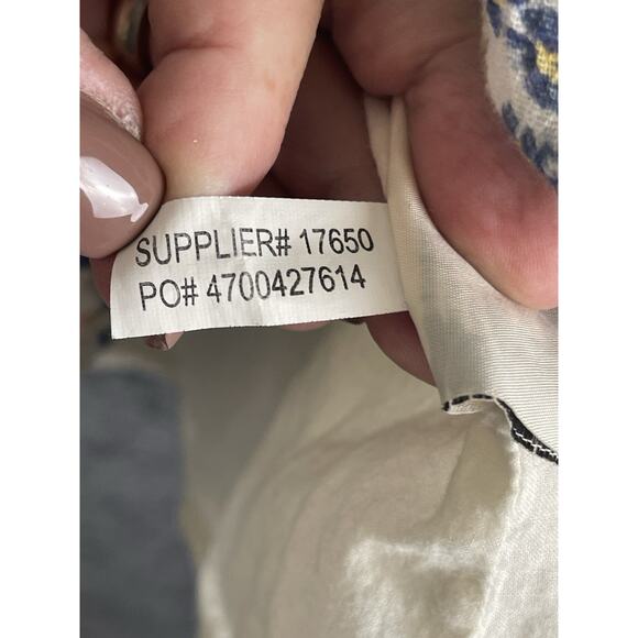 Denim & Supply Ralph Lauren Empire Waist Gauzy Floral Mini Dress Women's XL - Picture 13 of 13